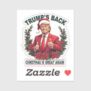 Pegatina Los Navidades de Trump vuelven a ser grandes