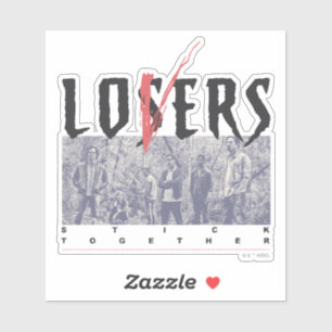 Pegatina Los perdedores se quedan juntos