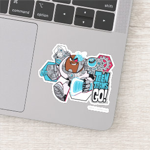 Pegatina ¡Los titanes adolescentes van! gráfico del arsenal