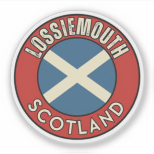 Pegatina Lossiemouth, Escocia