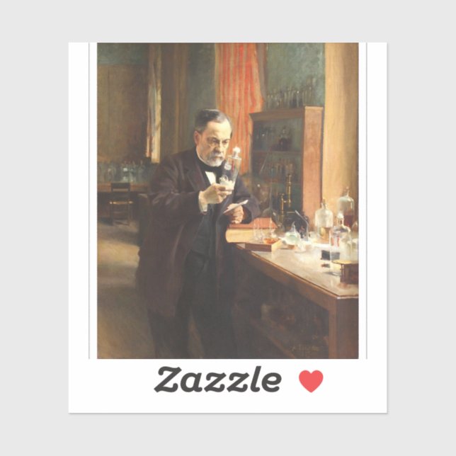 Pegatina Louis Pasteur Portrait Sticker — Albert Edelfeldt  (Hoja)