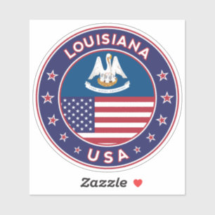 Pegatina Louisiana
