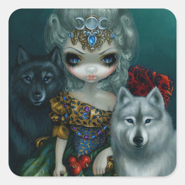 pegatina "Loup-Garou: La Grande Prêtresse" (Anverso)