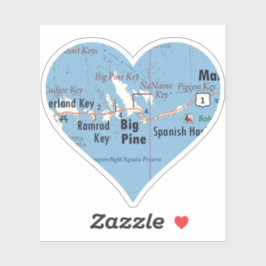 Pegatina Love Big Pine Key