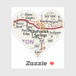 Pegatina Love DeFuniak Springs Florida
