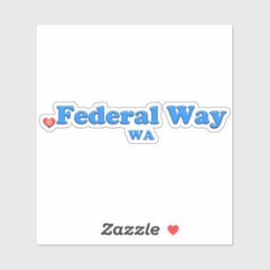 Pegatina Love Federal Way WA