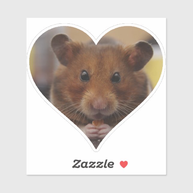 Pegatina Love Hamsters (Hoja)