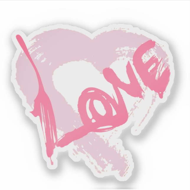 Pegatina Love Hearts Sticker (Anverso)