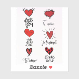 Pegatina Love Languages 