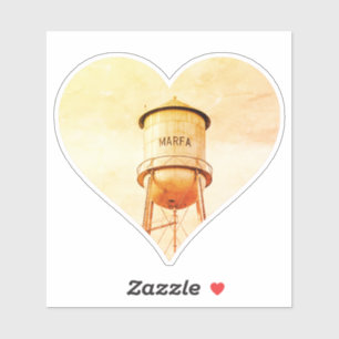 Pegatina Love Marfa Texas