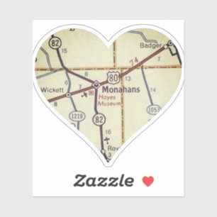 Pegatina Love Monahans TX