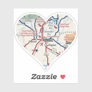 Pegatina Love Vernal Utah