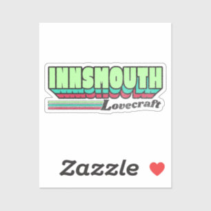 Pegatina Lovecraft Innsmouth Retro