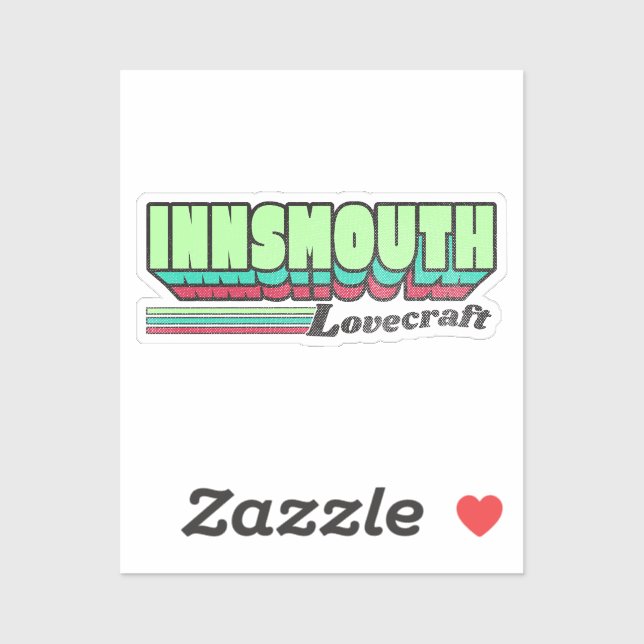 Pegatina Lovecraft Innsmouth Retro (Hoja)