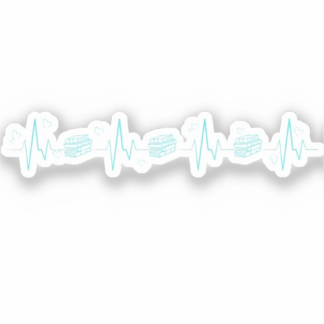 Pegatina Lover de libros (Anverso)