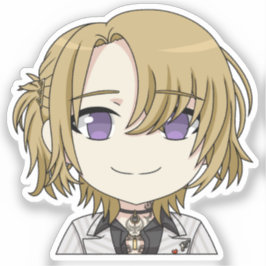 Pegatina Luca Kaneshiro Chibi Sticker Sonriendo