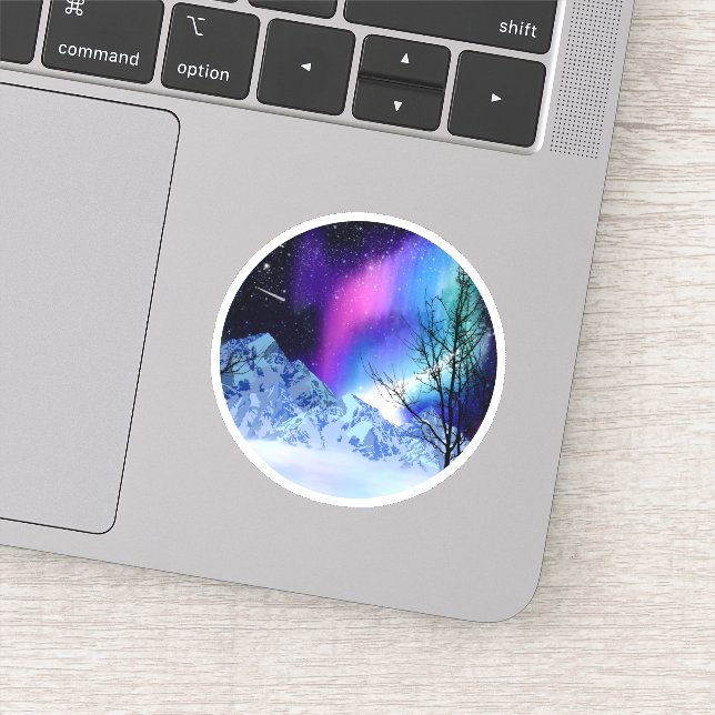 Pegatina Luces de invierno (Detalle)
