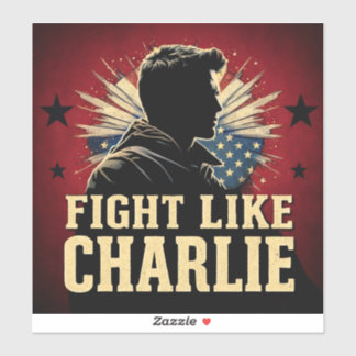 Pegatina Lucha como Charlie