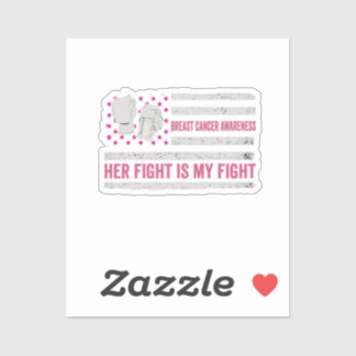 Pegatina lucha contra el cáncer de mama