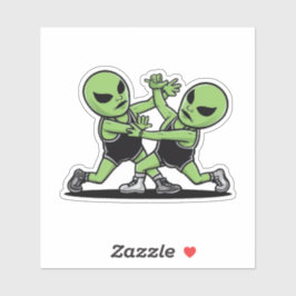 Pegatina Luchando contra los extranjeros