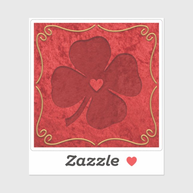 Pegatina Lucky (Hoja)