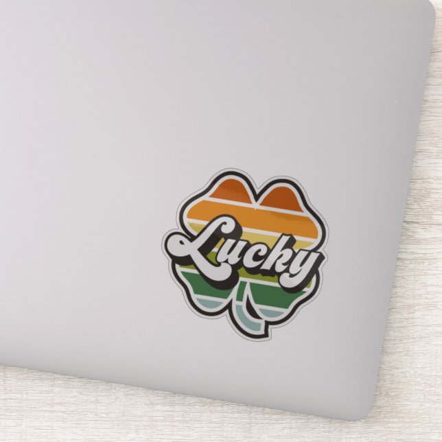 Pegatina Lucky Clover (Detalle)