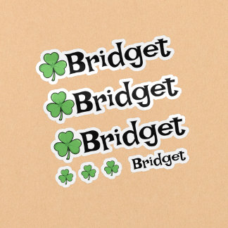 Pegatina Lucky Clover Name Stickers