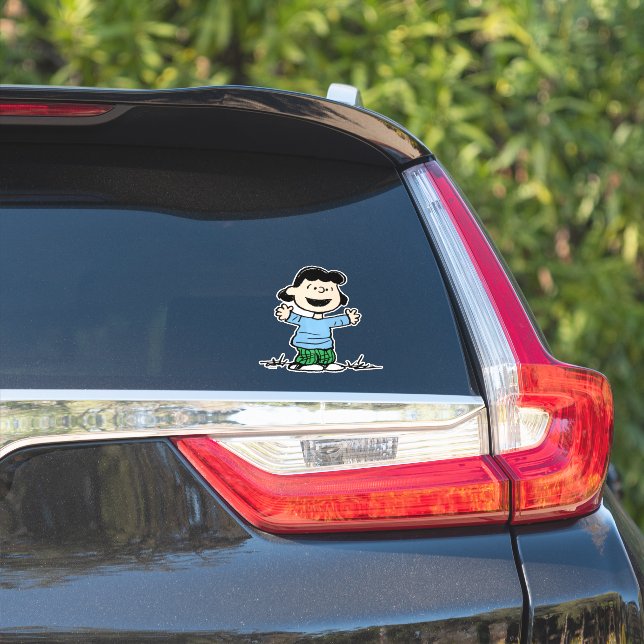 Pegatina Lucy con brazos anchos (Lado del coche)