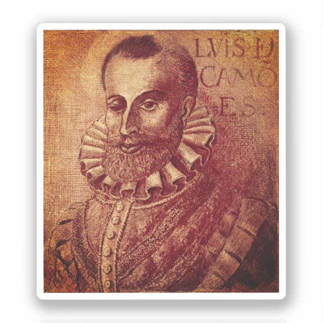 Pegatina Luís de Camões (Anverso)