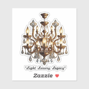 Pegatina "Lujo radiante"