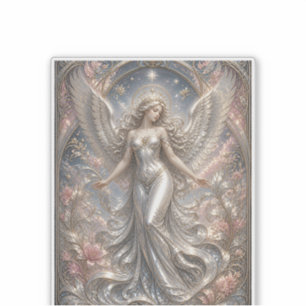 Pegatina Lumina Ascendant – Retrato de Ángel Celestial