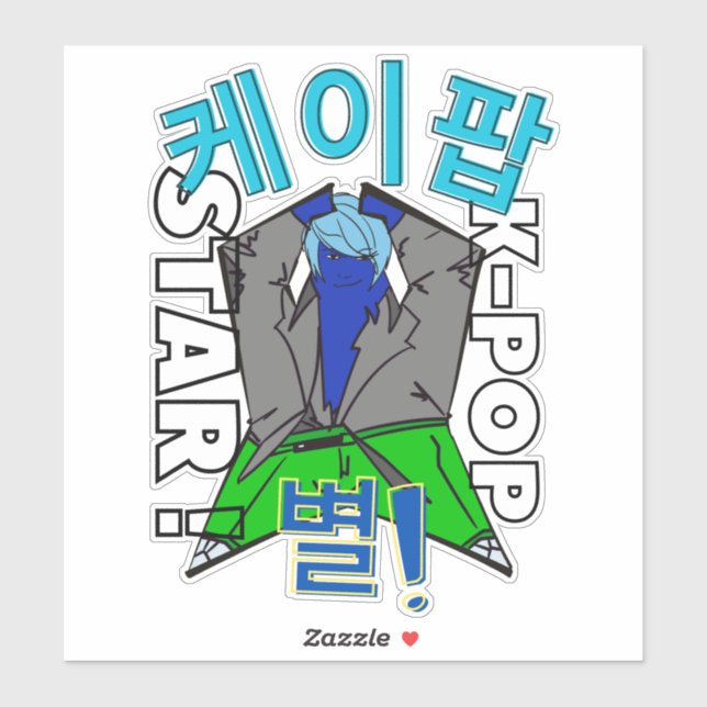 Pegatina LUMINA K-Pop Idol Stickers (Hoja)