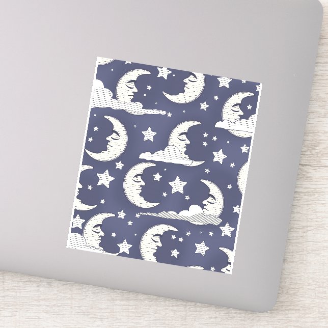 Pegatina Luna (Detalle)