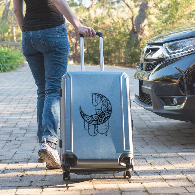 Pegatina Luna Crescent estilo Mandala (Maleta Insitu)