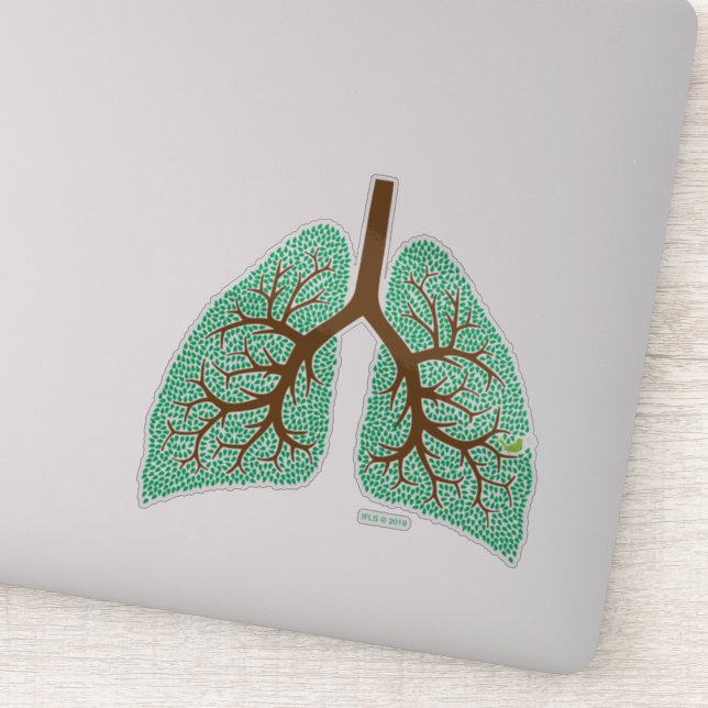 Pegatina Lung Tree (Detalle)