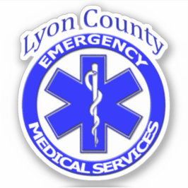 Pegatina Lyon County EMS