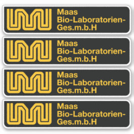 Pegatina Maas Biolabs (Neuromancer)