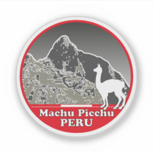 Pegatina Machu Picchu Perú Maravilla Sagrada de los Andes