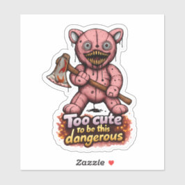 Pegatina 🐻💢 "Mad Bear Energy" Sticker 🎯🔥