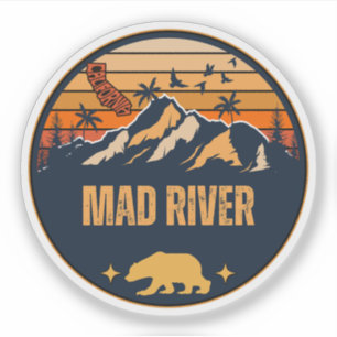 Pegatina Mad River, California