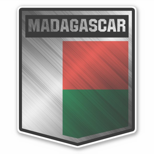 Pegatina Madagascar (Anverso)