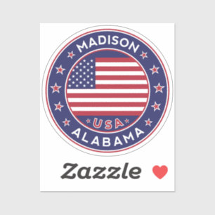 Pegatina Madison Alabama, Madison
