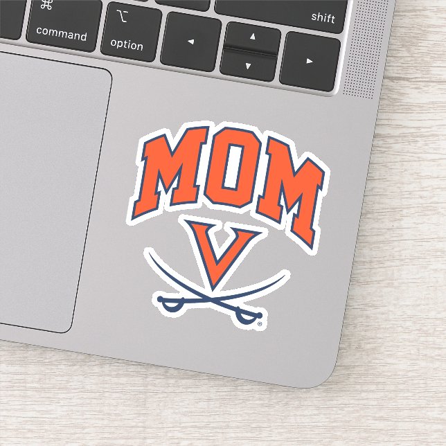 Pegatina Madre de Virginia Cavaliers (Detalle)