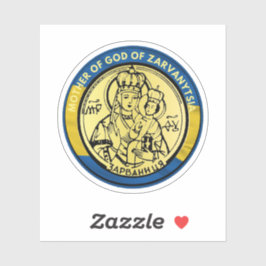 PEGATINA MADRE UCRANIA DE DIOS DE ZARVANYTSIA RELIGIOSA PAT