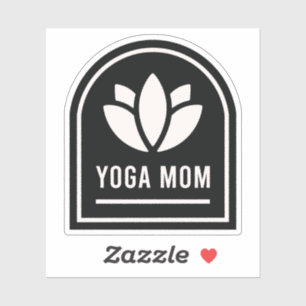 Pegatina Madre yogui mamá yoga
