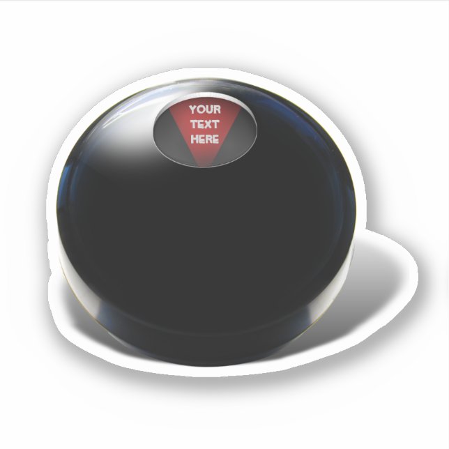 Pegatina Magic 8 Ball (Anverso)