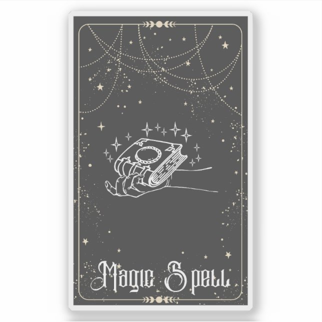 Pegatina Magic Spell Tarot (Anverso)