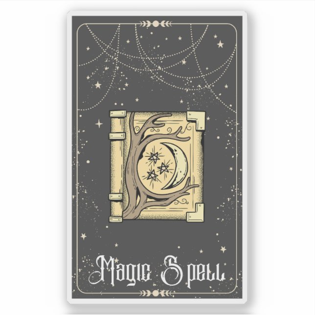 Pegatina Magic Spell Tarot (Anverso)
