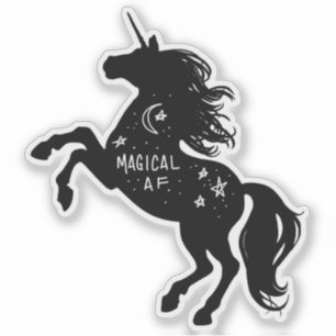 Pegatina Magical AF Unicorn