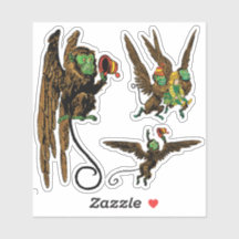 Mago de Oz vintage, Dorothy y monos voladores
